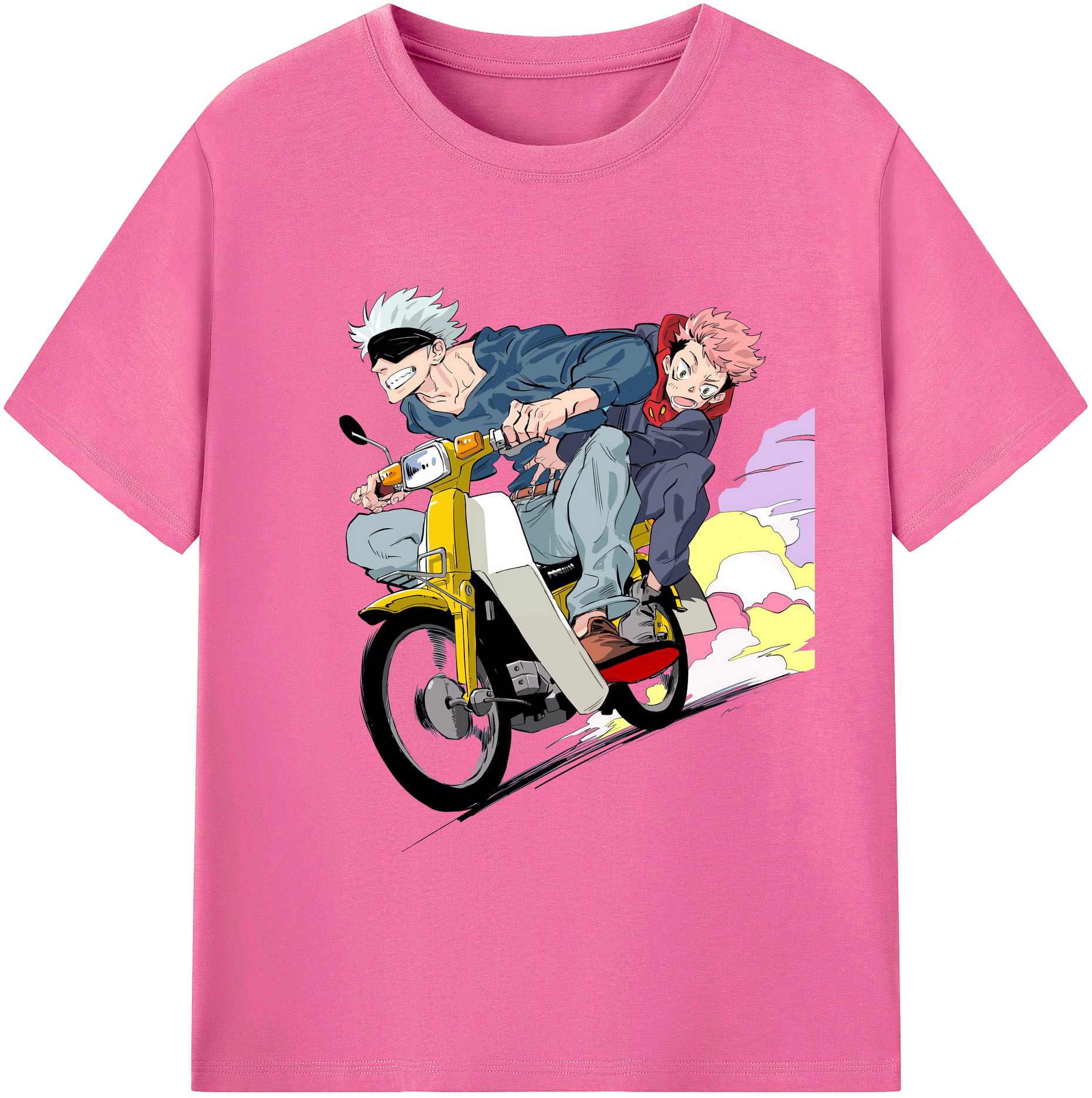 （画像用） 呪術廻戦 Jujutsu Kaisen レディースカジュアルプリントTシャツ（綿100％）